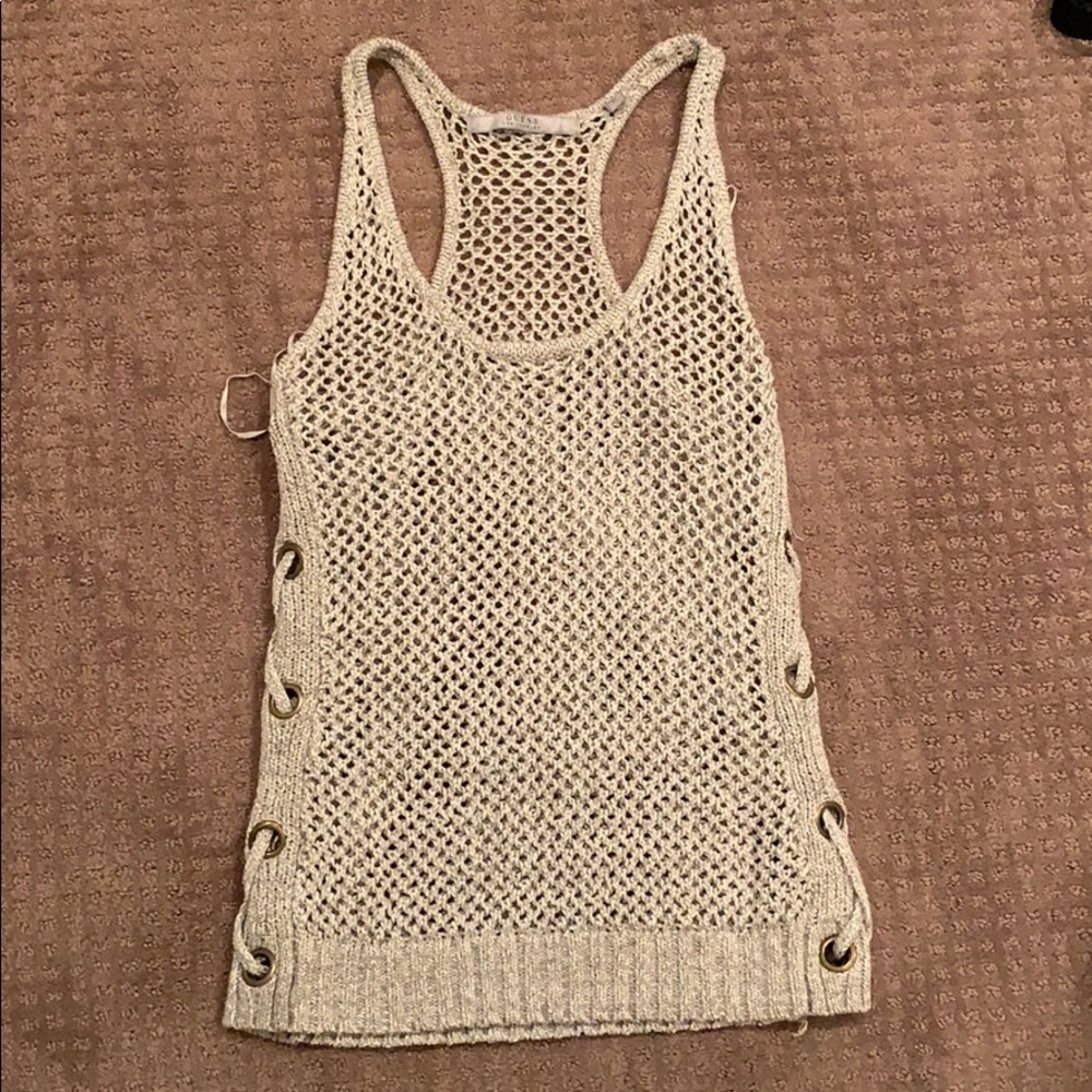 Guess - Sweater Net Tank Top Size Xs